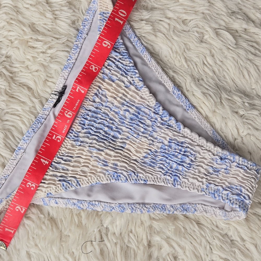Triangl Blue Rose Voile String Bikini Bottom Small - Picture 5 of 5